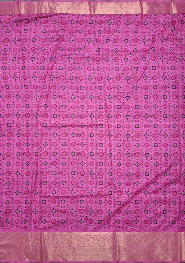 Pink_Polyester_Silk_Floral_Printed_Saree_For_Women