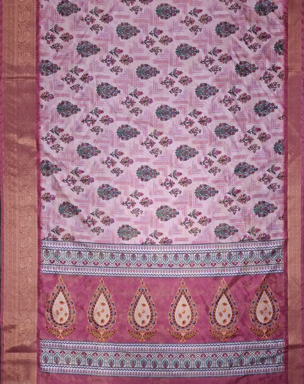 Pink_Polyester_Silk_Floral_Paisley_Print_Saree_For_Women