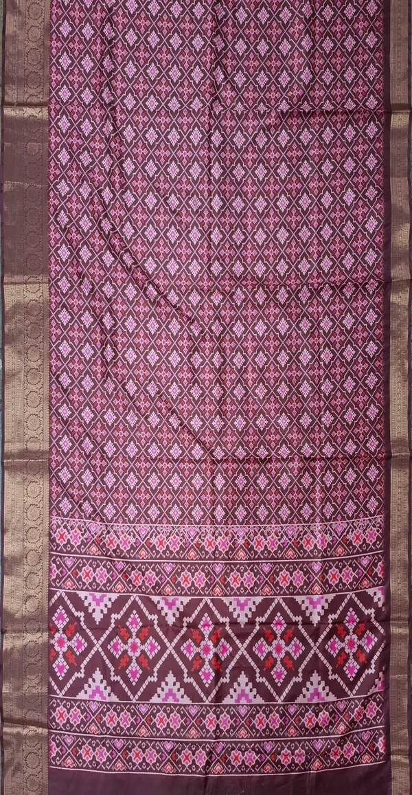 Maroon_Polyester_Silk_Woven_Geometric_Saree_For_Women