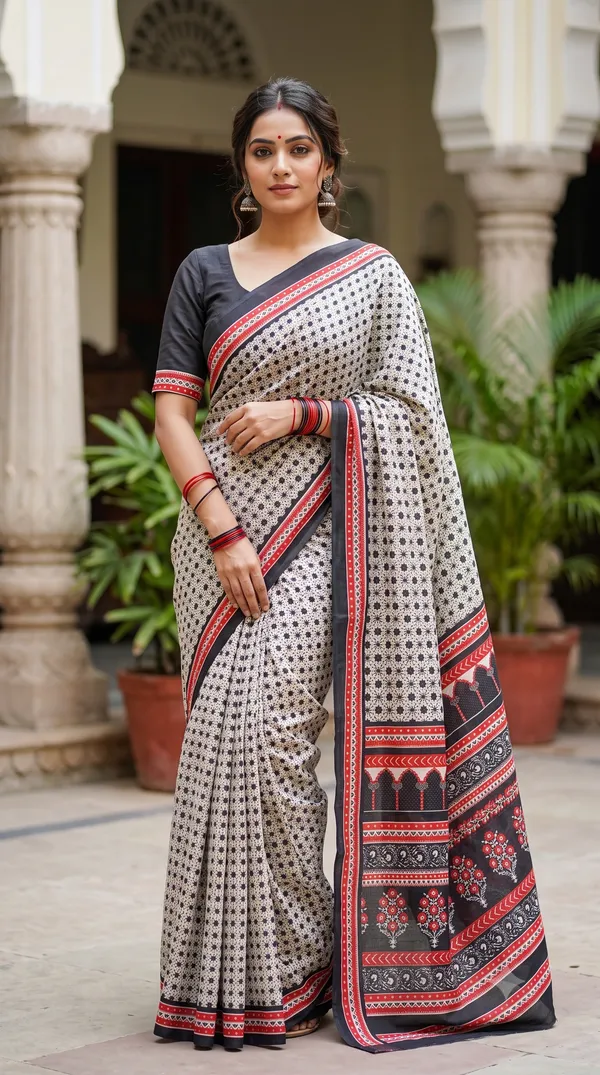 Grey_Polyester_Silk_Geometric_Printed_Saree_For_Women