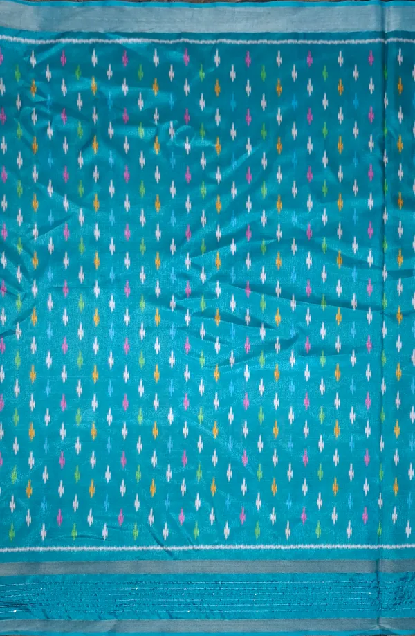 Blue_Poly_Cotton_Traditional_Motif_Printed_Saree_For_Women