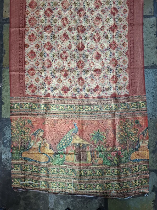Multicolour_Poly_Cotton_Floral_Printed_Traditional_Saree_For_Women