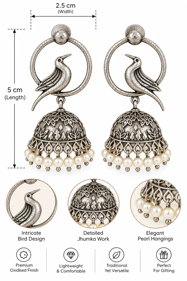 Silver_Oxidised_Peacock_Jhumka_Earrings_for_Women