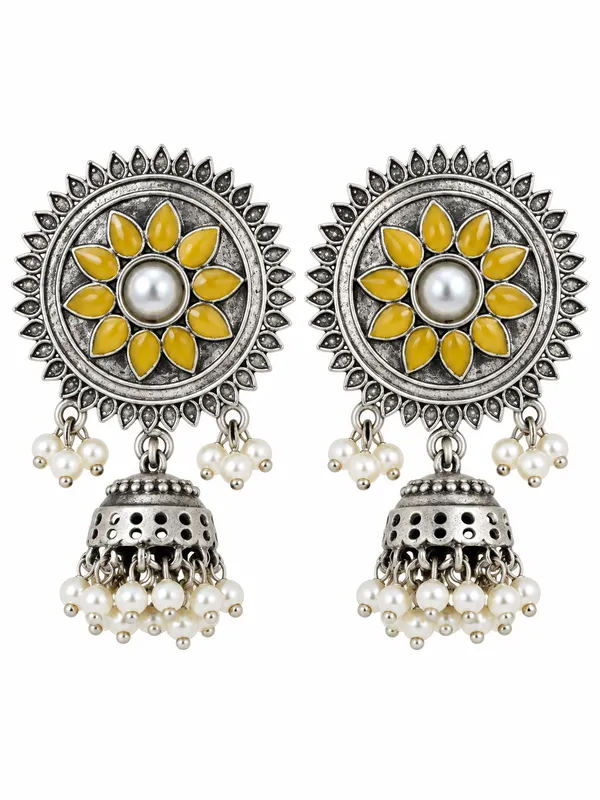 Multicolor_Oxidised_Jhumka_Earrings_for_Women