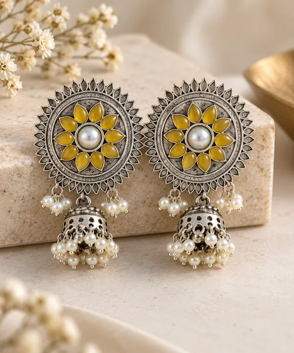 Multicolor_Oxidised_Jhumka_Earrings_for_Women