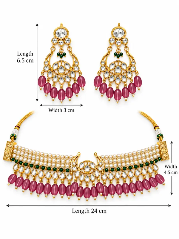 Gold_Tone_Bridal_Necklace_Set_for_Women