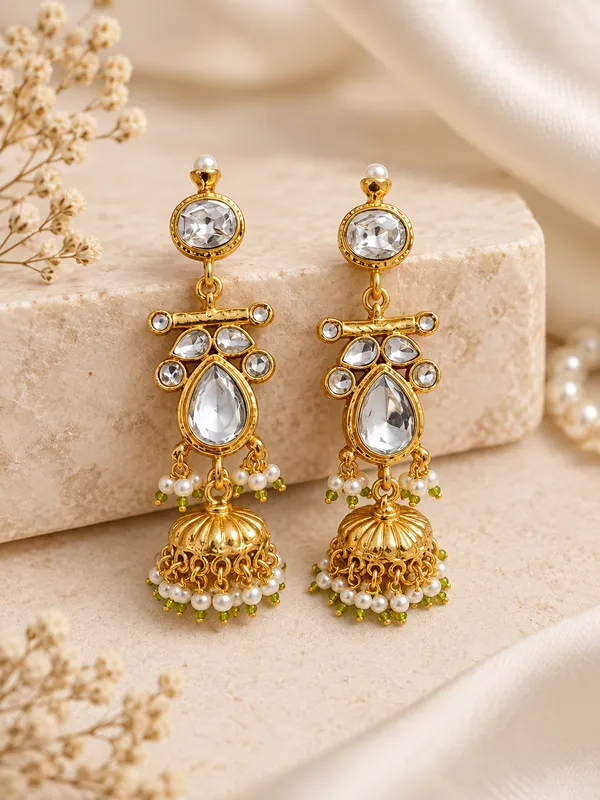 Gold_Tone_Kundan_Pearl_Jhumka_Earrings_for_Women