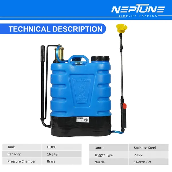 Neptune_Simplify_Farming_Hariyali-08_Knapsack_Hand_Operated_Sprayer_|_16L_HDPE_Tank_|_Brass_Pressure_Chamber_|_Telescopic_Lance_with_3_Nozzles_|_Ideal_for_Farming,_Gardening_&_Pest_Control_Spraying