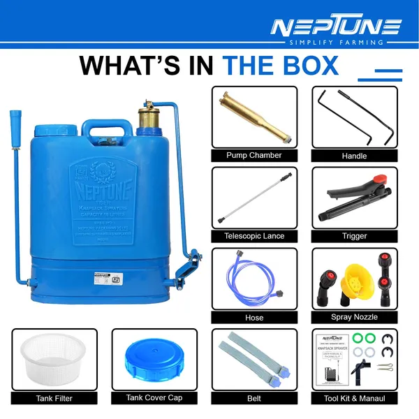 Neptune_Simplify_Farming_Hariyali-12_Knapsack_Hand_Sprayer_|_16L_HDPE_Tank_|_Brass_Pressure_Chamber_|_Telescopic_Lance_with_3_Nozzles_|_Double_Ball_Bearing_System_|_Ideal_for_Agriculture_&_Gardening