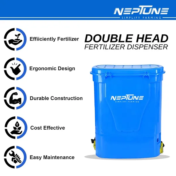 Neptune_Simplify_Farming_Backpack_Manual_Agricultural_Double_Head_Fertilizer_Dispenser_|_Durable,Ergonomic_Design_with_20L_Tank_&_Comfortable_Handle_|_Ideal_for_Vegetable,_Trees,Garden_Plant_Soil_Care