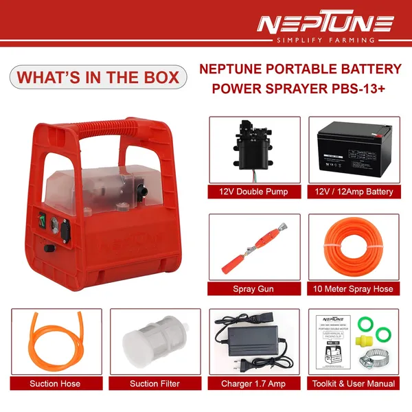 Neptune_Simplify_Farming_PBS-13_Plus_Portable_Double_Motor_Battery_Sprayer_12_V_x_12_Amp_|_15m_Hose_&_High_Pressure_Spray_Gun_up_to_25_Ft_Spray_|_Ideal_for_Agriculture,_Garden,_Window_&_Car_Cleaning