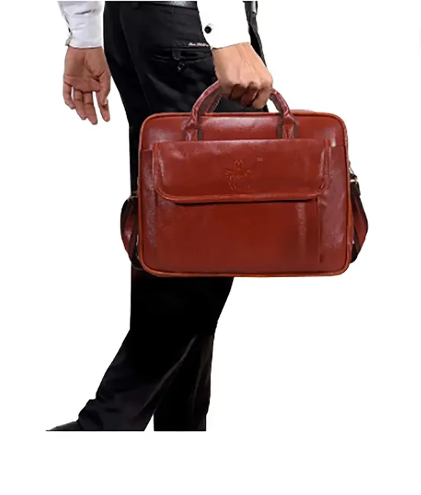 Laptop_Messenger_Bag_Vegan_Leather_Double_Handle_155_Ltr