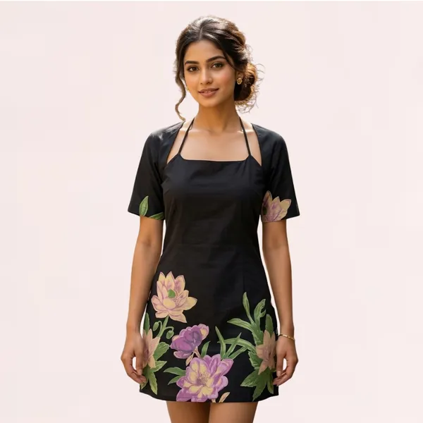 VIAM_Women_Floral_Printed_Short_Kurti_Top
