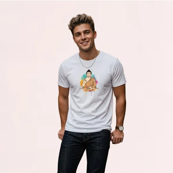 Men's_Buddha_Printed_T_Shirt
