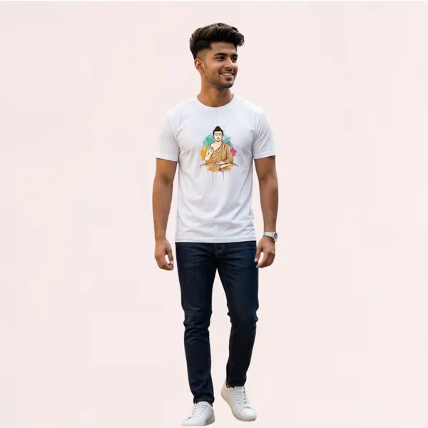 Men's_Buddha_Printed_T_Shirt