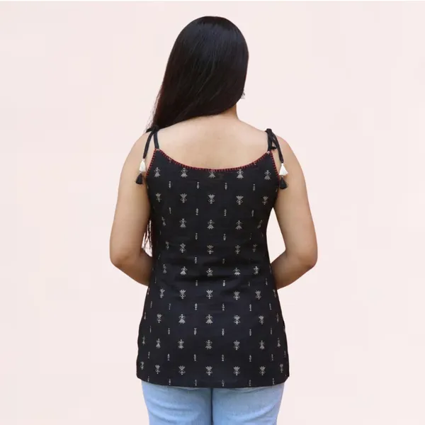 VIAM_Women's_Sleeveless_Square_Neck_Tunic_Top