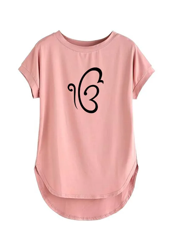 VAIM_Women’s_Pink_High_Low_T-Shirt_with_Stylish_Printed_Design
