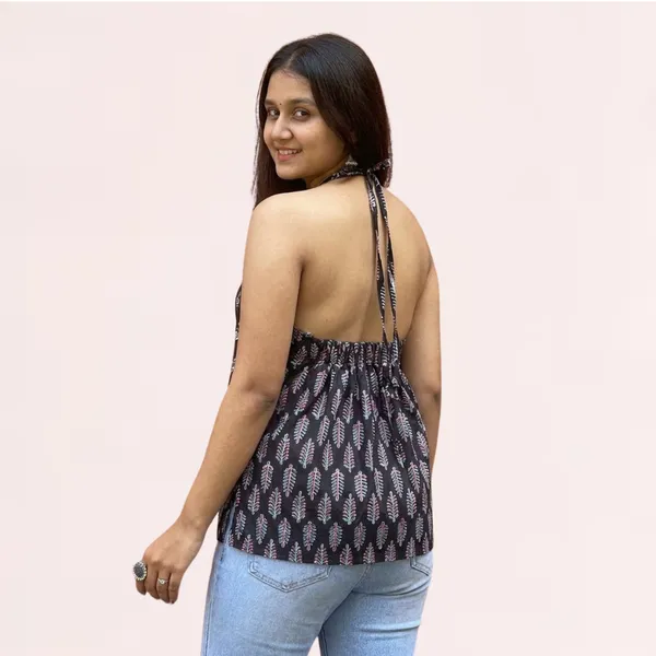 VIAM_Women's_Halter_Neck_Backless_Kurti