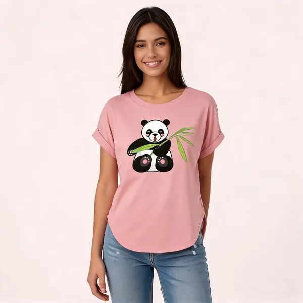 Women's_Cotton_Blend_Round_Neck_Short_Sleeve_T_Shirt