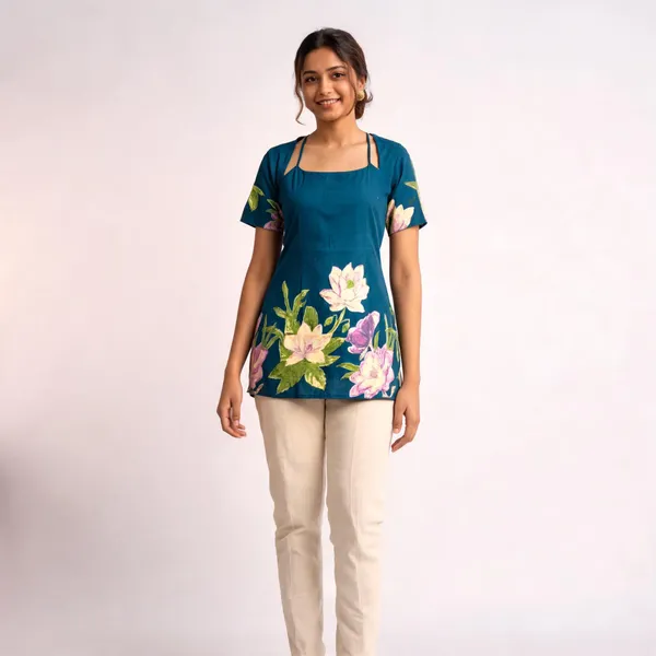 Women_Floral_Printed_Kurti_Top
