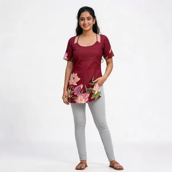 Women_Floral_Printed_Kurti_Top