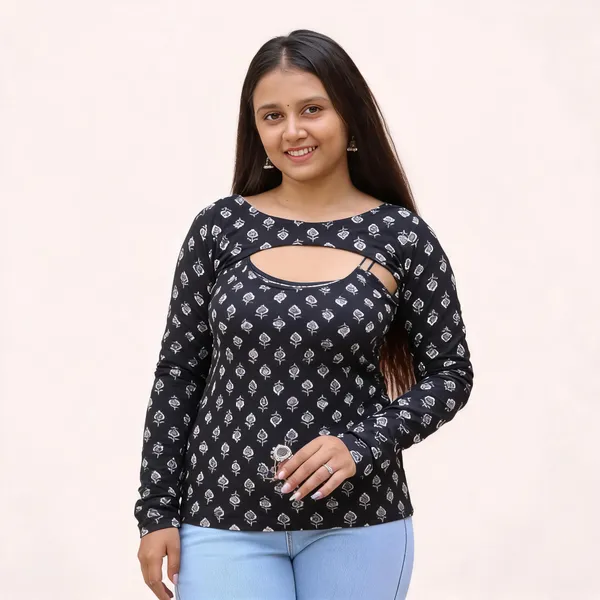 Cotton_Blend_Camisole_With_Detachable_Shrug