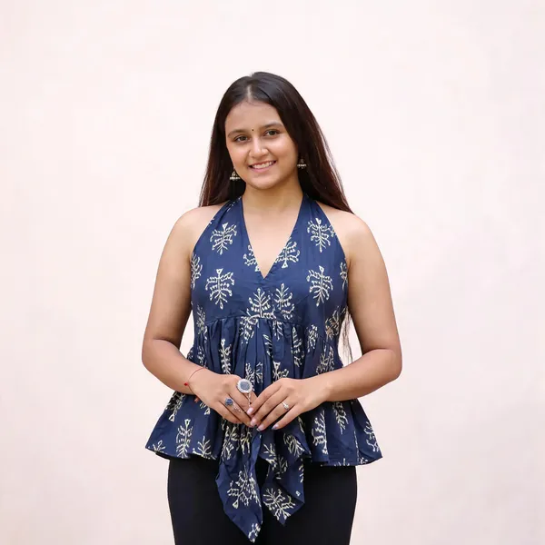 Women's_Cotton_Blend_Peplum_Kurti_Top