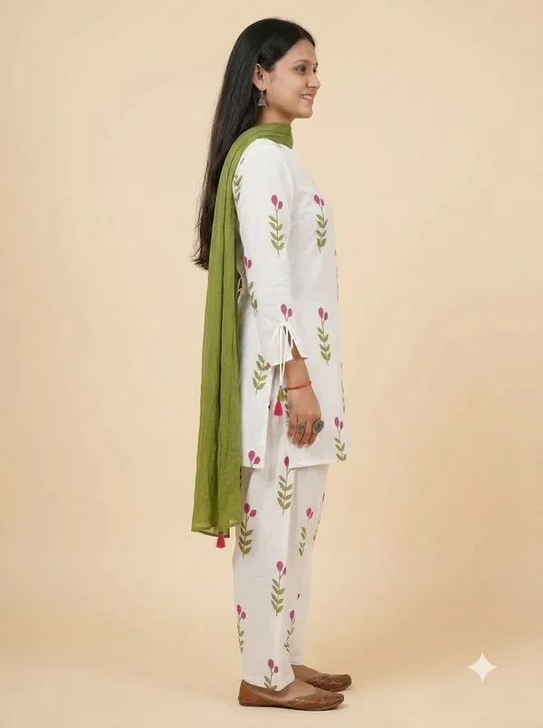Farshi_Salwar_Suit_for_Women_|_Cotton_Printed_Kurti_Set_Woman_|_Straight_Kurta_with_Dupatta_|_Farsi_Farasi_Parsi_Style_Ethnic_Outfit_|_Indian_Office_Party_Clothing