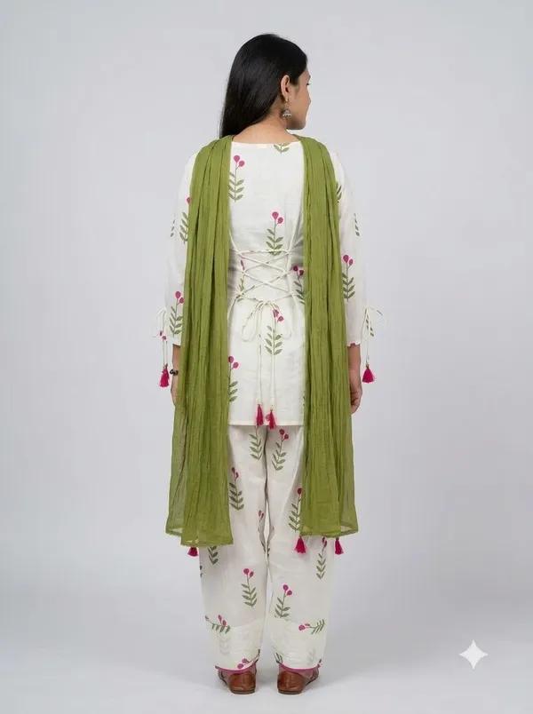 Farshi_Salwar_Suit_for_Women_|_Cotton_Printed_Kurti_Set_Woman_|_Straight_Kurta_with_Dupatta_|_Farsi_Farasi_Parsi_Style_Ethnic_Outfit_|_Indian_Office_Party_Clothing