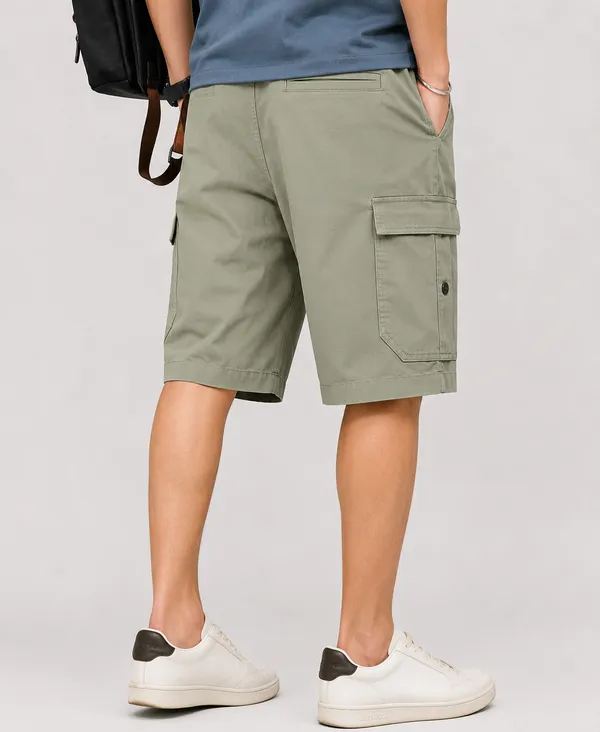 Grey_Premium_Cotton_Relaxed_Fit_Cargo_Shorts_For_Men