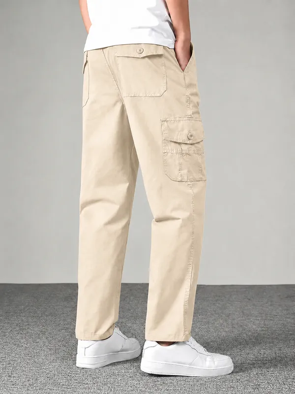 Beige_Premium_Cotton_Relaxed_Fit_Cargo_Pant_For_Men