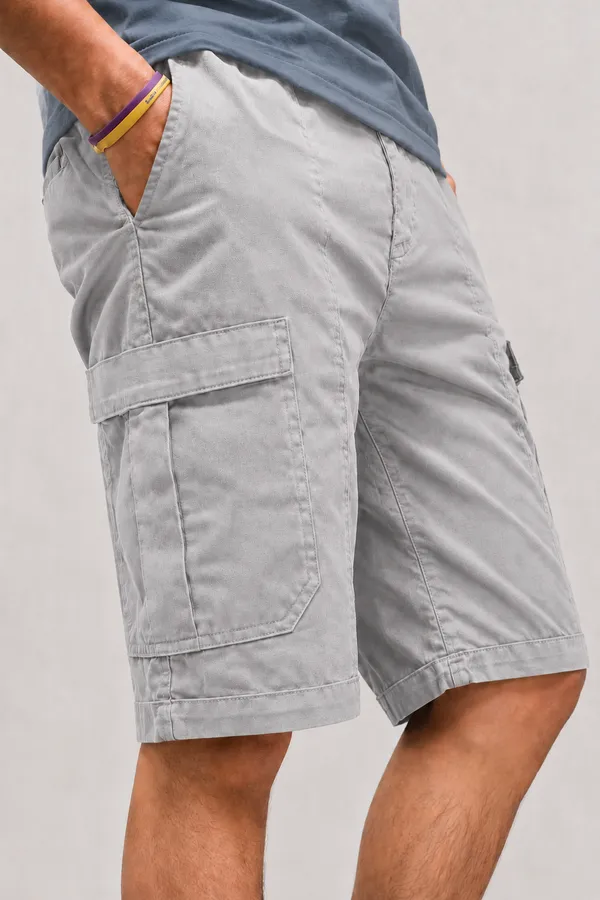 Grey_Premium_Cotton_Relaxed_Fit_Cargo_Shorts_For_Men