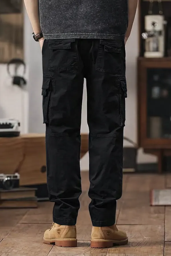 Black_Premium_Cotton_Relaxed_Fit_Cargo_Pant_For_Men