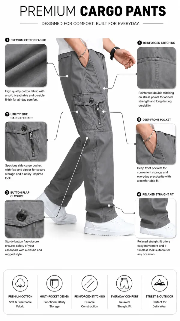 Grey_Premium_Cotton_Relaxed_Fit_Cargo_Pant_For_Men