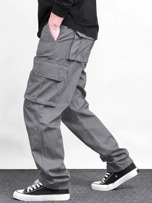 Dark_Grey_Premium_Cotton_Relaxed_Fit_Cargo_Pant_For_Men