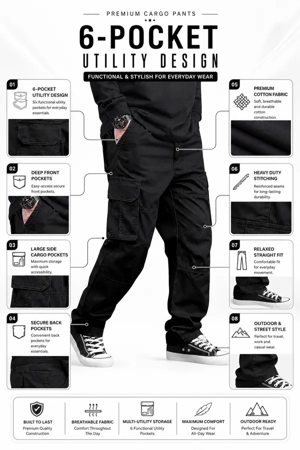 Black_Premium_Cotton_Relaxed_Fit_Cargo_Pant_For_Men