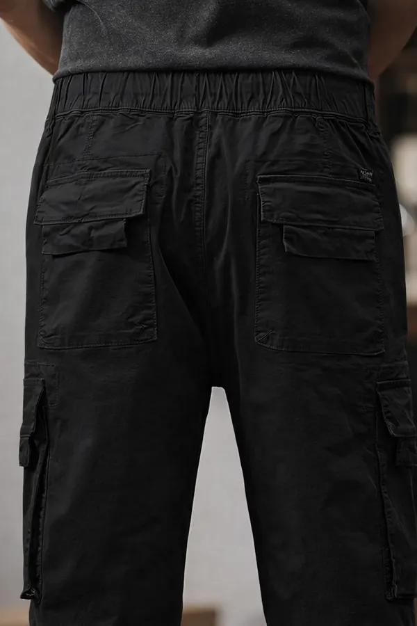Black_Premium_Cotton_Relaxed_Fit_Cargo_Pant_For_Men