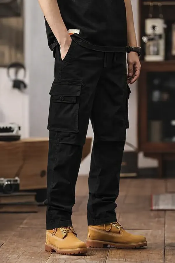 Black_Premium_Cotton_Relaxed_Fit_Cargo_Pant_For_Men