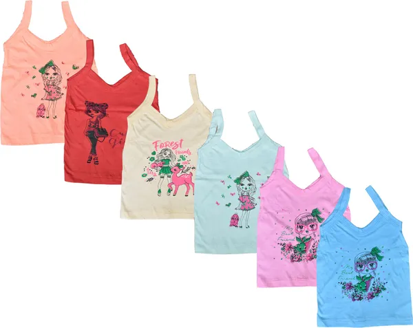 NEW_TRINATH_HOSIERY_Camisole_For_Girls_(Multicolor,_Pack_of_6)