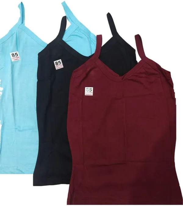NEW_TRINATH_HOSIERY_Camisole_For_Girls_(Multicolor,_Pack_of_6)