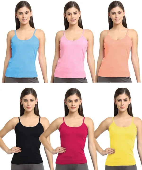 NEW_TRINATH_HOSIERY_Camisole_For_Girls_(Multicolor,_Pack_of_6)