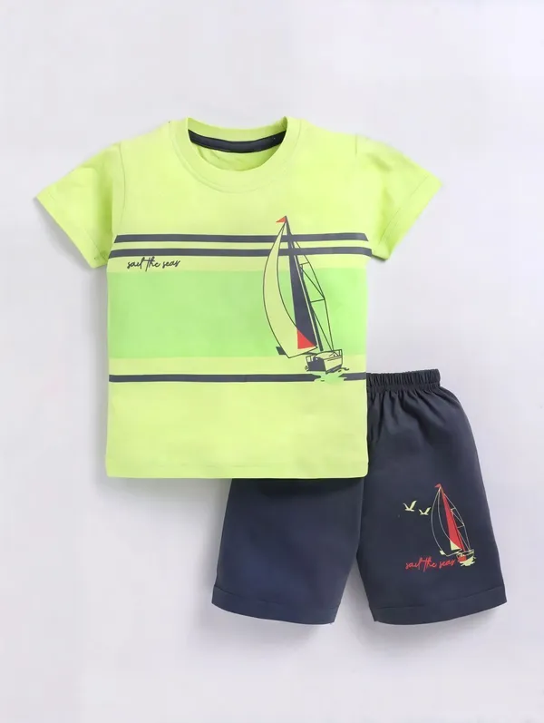 NEW_TRINATH_HOSIERY_Boys_Casual_T-shirt_Shorts_(Light_Green,Navy_blue,Yellow,_Pack_of_3)
