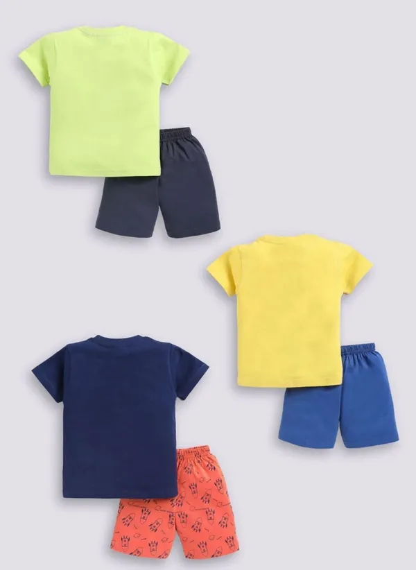 NEW_TRINATH_HOSIERY_Boys_Casual_T-shirt_Shorts_(Light_Green,Navy_blue,Yellow,_Pack_of_3)