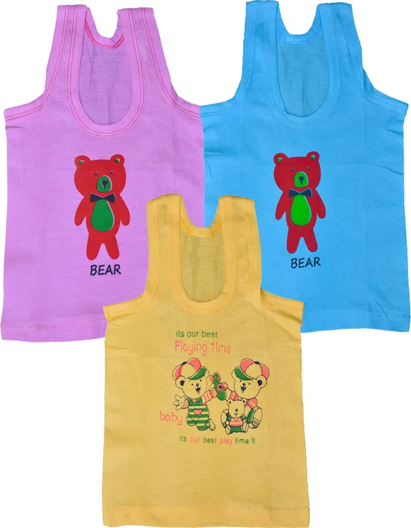 NEW_TRINATH_HOSIERY_Vest_For_Baby_Boys_&_Baby_Girls_Pure_Cotton_(Multicolor,_Pack_of_6)