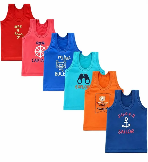 NEW_TRINATH_HOSIERY_Vest_For_Baby_Boys_&_Baby_Girls_Cotton_(Multicolor,_Pack_of_6)