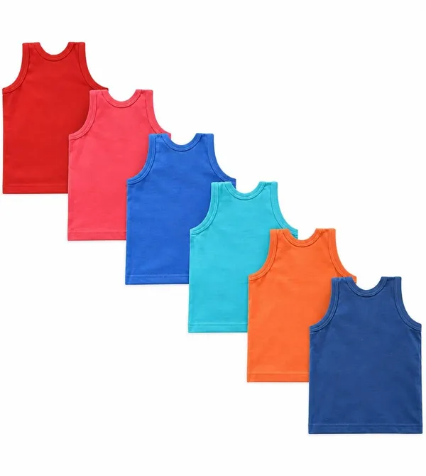 NEW_TRINATH_HOSIERY_Vest_For_Baby_Boys_&_Baby_Girls_Cotton_(Multicolor,_Pack_of_6)