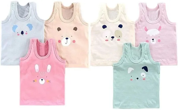 NEW_TRINATH_HOSIERY_Vest_For_Baby_Boys_&_Baby_Girls_Cotton_(Multicolor,_Pack_of_6)