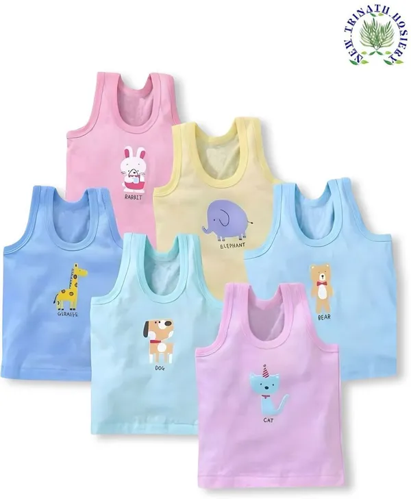 NEW_TRINATH_HOSIERY_Vest_For_Baby_Boys_&_Baby_Girls_Cotton_(Multicolor,_Pack_of_6)
