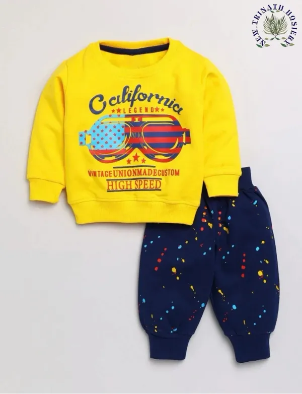 Yellow_California_Printed_Sweatshirt_And_Navy_Printed_Jogger_Set_For_Boys