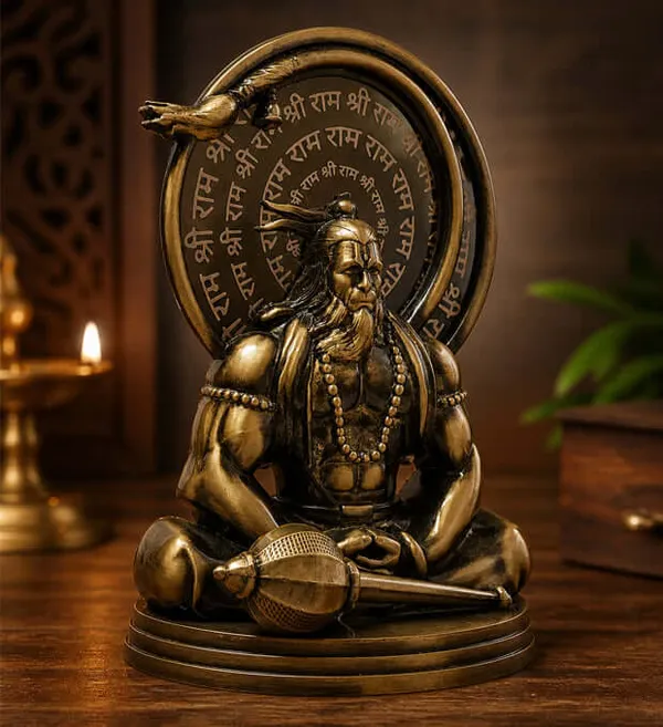 Hanumanji_Idol_Gold